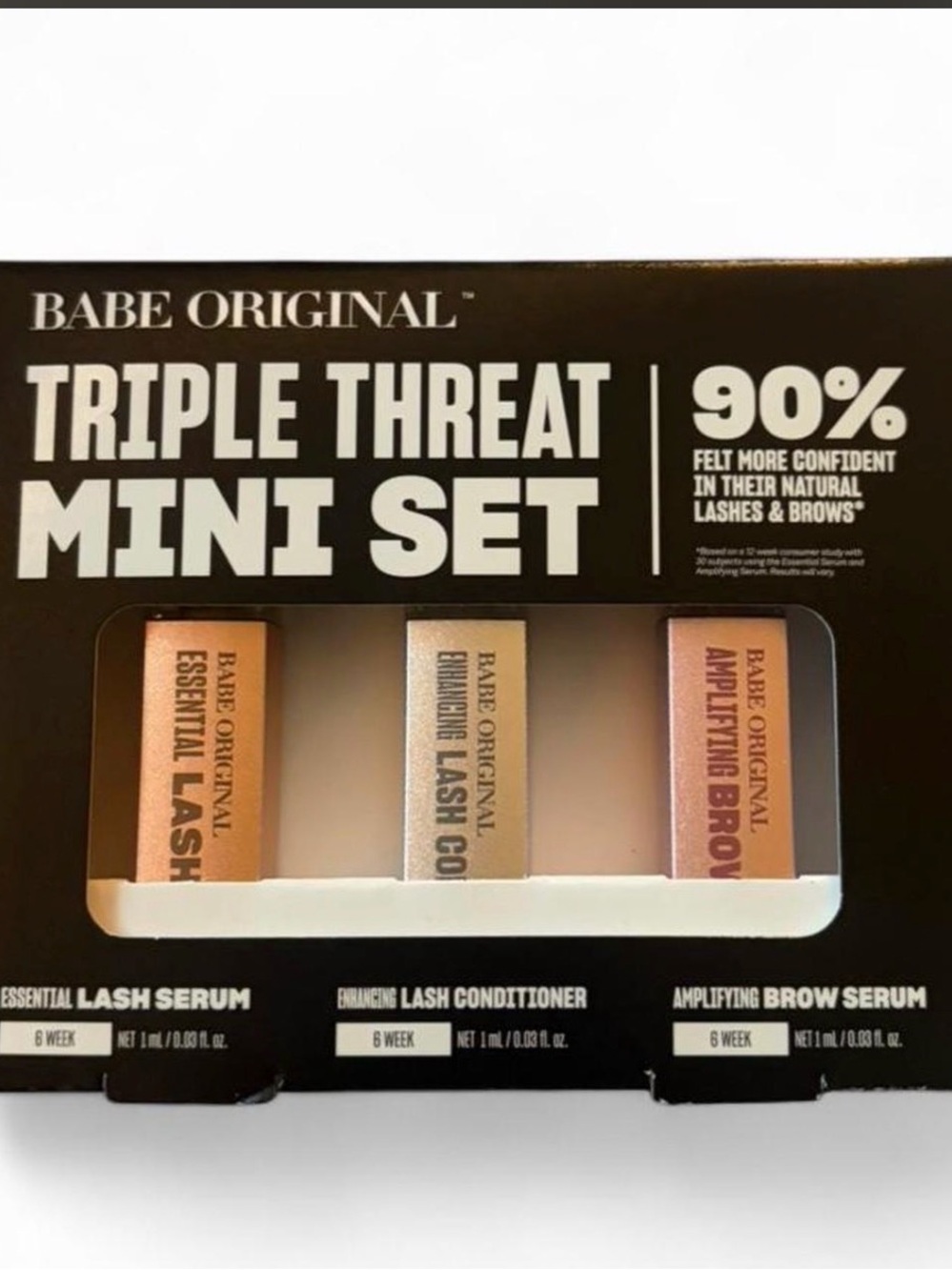 Babe Original Triple Threat Mini Set - Lash & Brow Serums